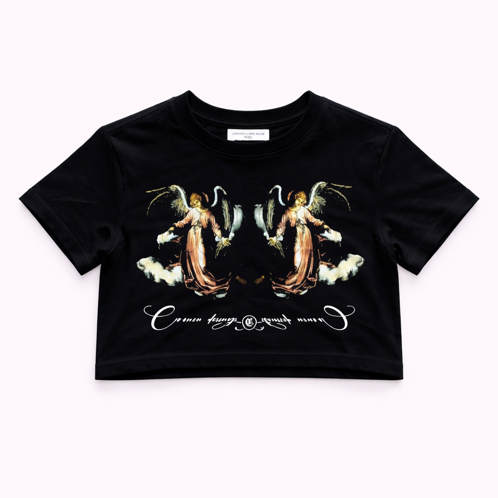 LITTLE GIRL CRONEN CROP TOP