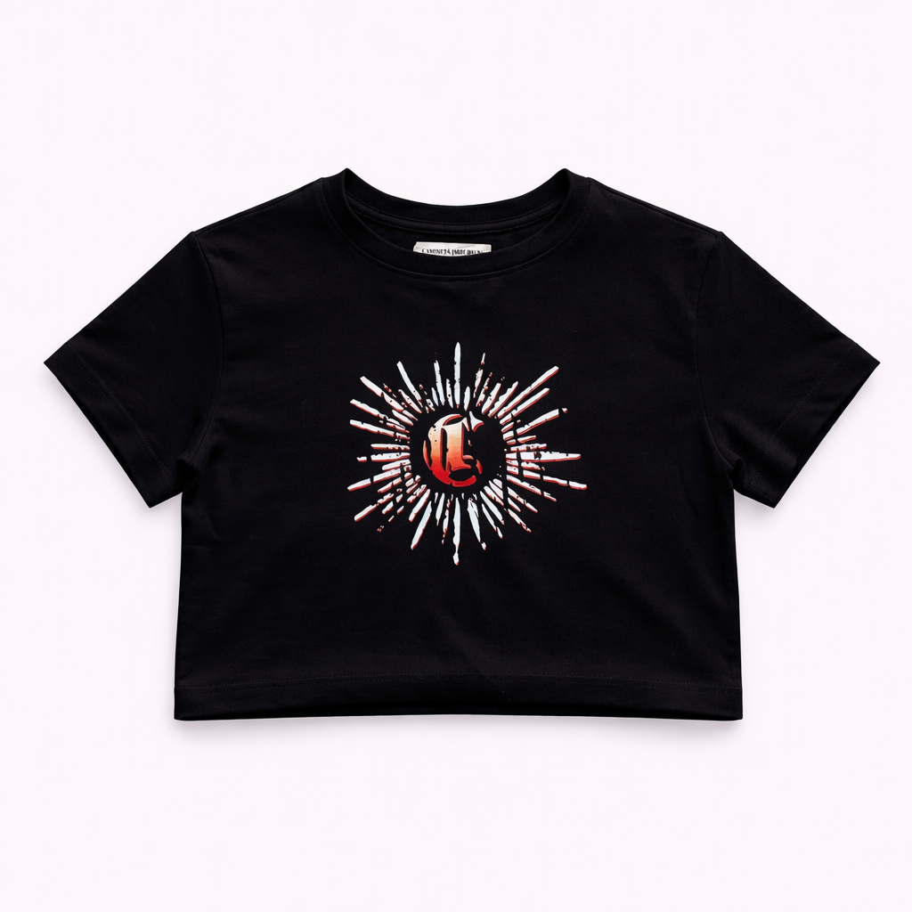 LITTLE GIRL CRONEN CROP TOP